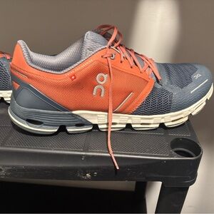 On Cloud Men’s Running Sneakers - Blue & Coral